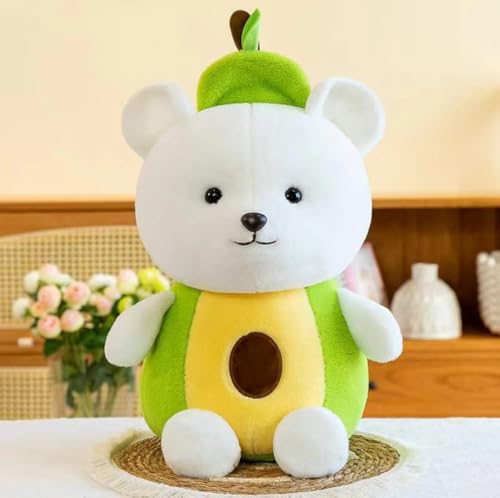 Image of Babique Avacado Teddy Bear Stuffed Plush Animal | Super Soft Toy | for Kids Birthday Gifts, Baby, Kids, Boys /Girls and Women (35 cm)