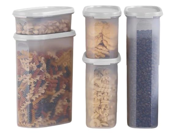 Amazon.com: Tupperware Modular Mates Oval Set 5 Dry Food Storage