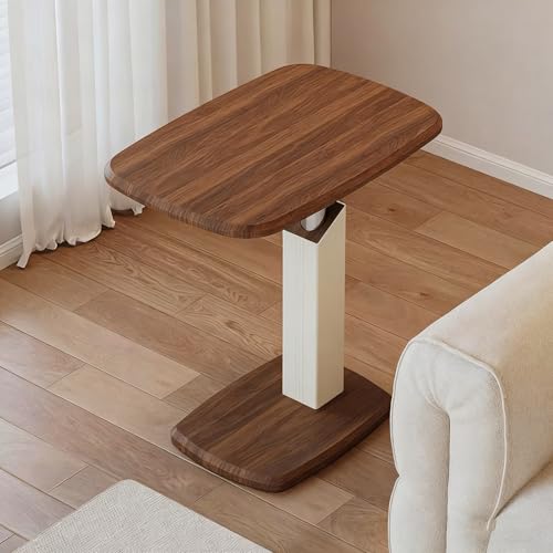 Table de lit en bois robuste avec plateau réglable et pivotant 360° - 2