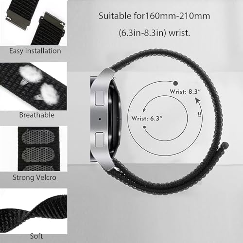 Pack de 10 correas de nylon para reloj de 22 mm miniatura 3
