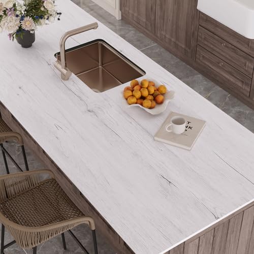 Papel de contacto de madera autoadhesivo para renovar superficies dañadas 5