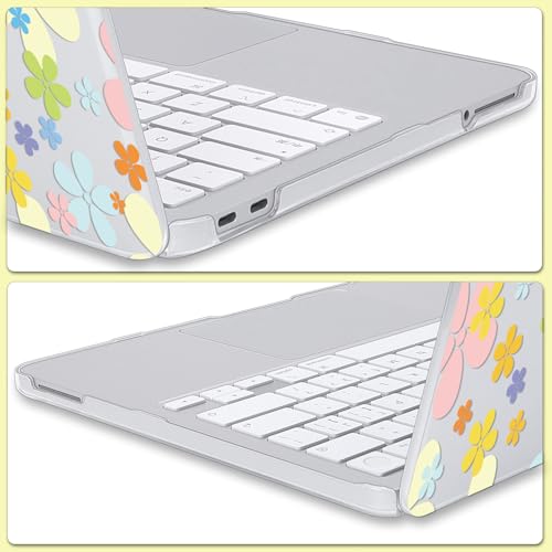 Seanai Vibrant Floral Clear Case for 2026 MacBook Neo 13 Inch A18 Pro A3404 - image 6