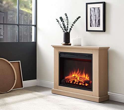 FLAMME - Ashbourne - Electric Fireplace Suite - 29" 2 Kw Fireplace Insert with Remote Control - Image 6