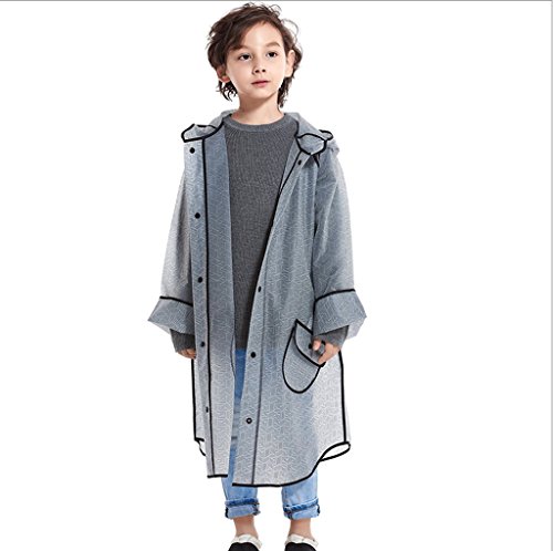 Raincoats Raincoat Children Waterproof Raincoats Boys Transparent Hats Ponchos A+