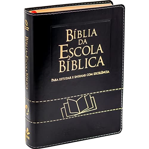 Bíblia da Escola Bíblica - Capa Preta (Portuguese) (Spanish Edition)
