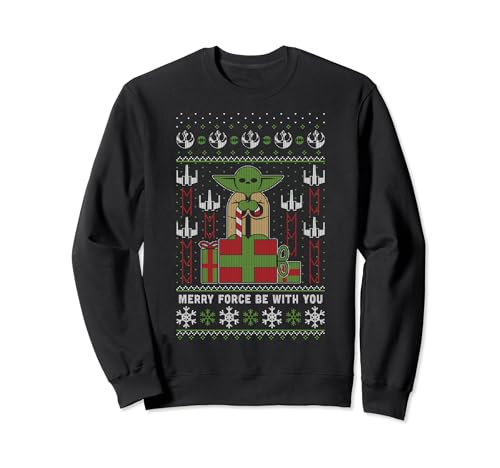 Sweater Star Wars Yoda de Noël idéal pour vos soirées hivernales
