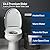 Bio Bidet Discovery DLS Elongated Smart Low-Profile Bidet Toilet Seat | Auto Open/Close | Warm Air Dryer | Wireless Remote Control | Nightlight,