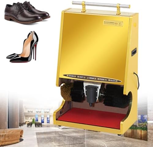 Electric Shoe Polisher Machine - Automatic Boot Shining Device for Home, Office & Hotel Use - Professional Shoe Cleaning & Polishing Equipment