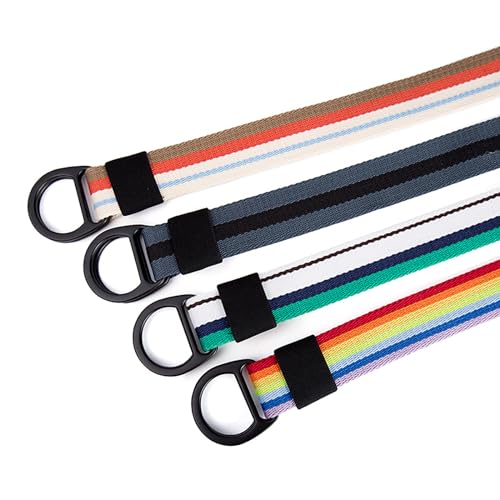 Canvas Web D Ring Belt for Men Women Web Belt Casual Cloth Belt with Double Ring Buckle Father's Day Gift3