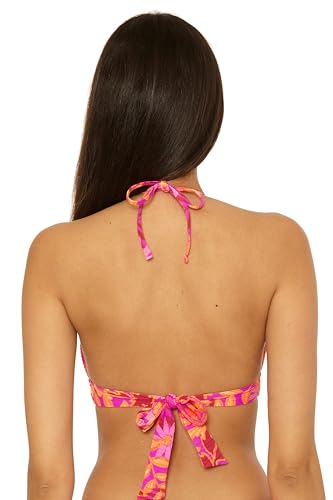 BECCA Women's Copacabana Halter Bikini Top, Adjustable, Tie Back, Swimwear Separates3