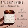 South Dakota Gifts, South Dakota Decor for Home - 'There's No Place Like South Dakota Candle, w/Greenery, Flowers & Jasmine I South Dakota Souvenirs State Gifts I 9oz Jar, 50Hr Burn, USA Made #5
