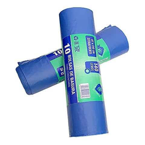 Bolsas de Basura 140 Litros Recicladas 100% Sostenible Cover
