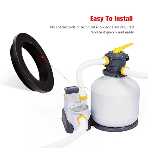 YIXISI 4 PCS 11412 Pool Sealing Rings Washers, Pool Filter Pump L-Shape O-Ring - Image 4