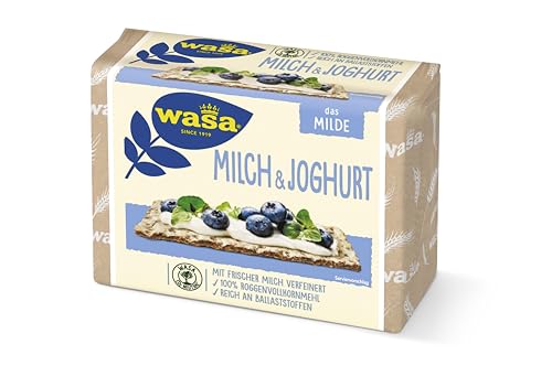 Wasa Knäckebrot Milch & Joghurt 230g | Das Knäckebrot für den milden Knuspermoment