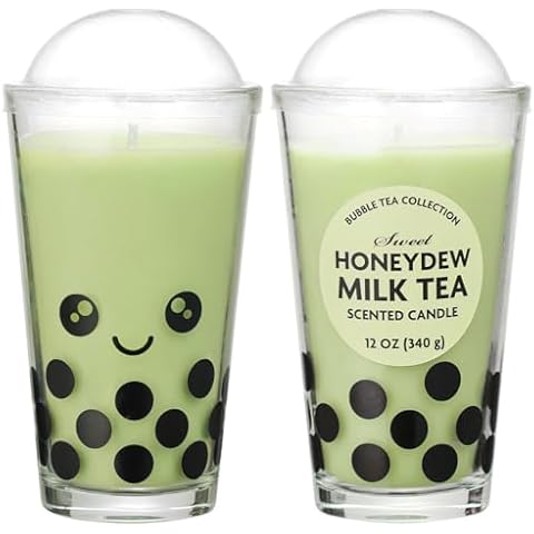 FUND AMLIGHT Honeydew Melon Boba Candle Cover