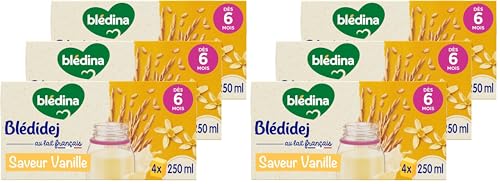 Briques Blédidej Blédina Vanille pour simplifier les matins des parents pressés dès 6 mois