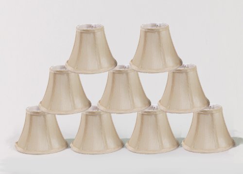 Urbanest Chandelier Lamp Shades, Set of 9, Soft Bell 3