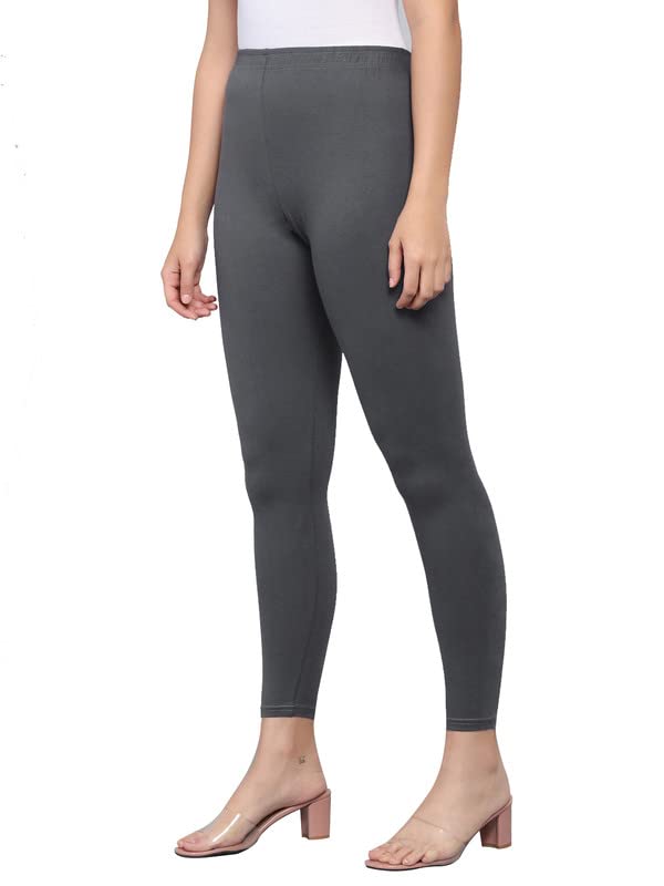 Image of NGT Super Cotton (Pack of 3) Ankle Length Leggings for Women and Girls.