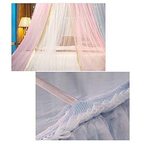 Maille de moustique bicolore pour lit double filet anti-insecte OKUOKA - 4