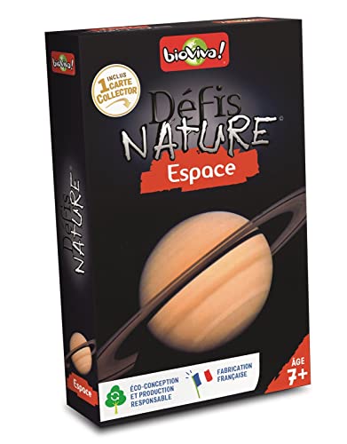 Défis Nature 282604 - Juego de Cartas del Espacio, Color Negro