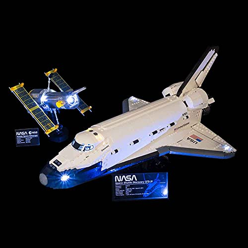 Light My Bricks - Blitzbausatz Entwickelt für Lego NASA Space Shuttle Discovery (Modellnummer 10283) Mehrfarbig – Bild 8
