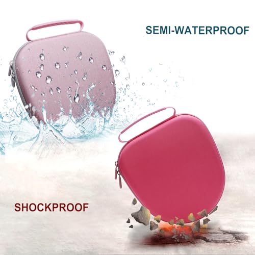 Image of LTGEM Case Compatible with Sony WH-CH720N / WH-CH520 / WHCH710N / WH-CH510 Headphones, Hard Travel Carrying Case for Sony WH-CH720N / WH-CH52 Headphones(Pink)