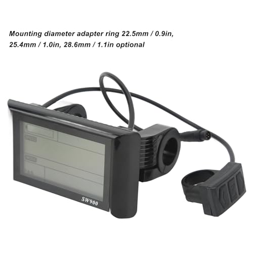Panneau de commande d'affichage LCD pour vélo électrique en ville