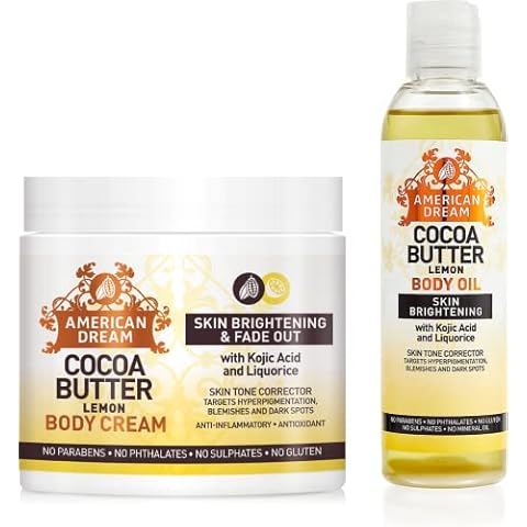 American Dream Cocoa Butter Lemon Skin Brightening Set Cover
