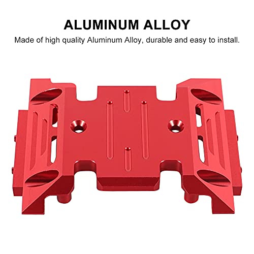 Image of Aluminum Center Skid Transmission Plate,Center Frame Brace Transmission Skid Plate,Center Skid Plate Transmission Mount, Center Skid Plate for AXIAL SCX10 1 /10 RC Rock Crawler Car Option Part