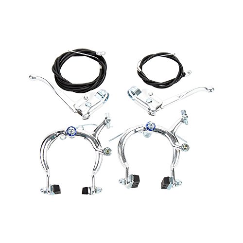 Sunlite Alloy Cruiser/BMX Bicycle Brakeset Front & Rear, Silver