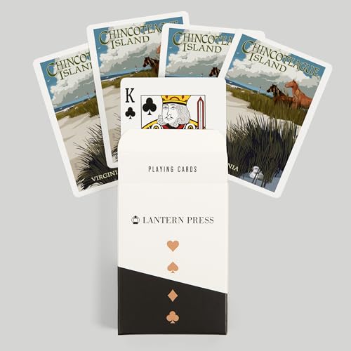 Juego de 52 naipes tamaño póker miniatura 6
