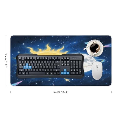 Moon Sun Desk Mat Mouse Pad Grande Antideslizante miniatura 2