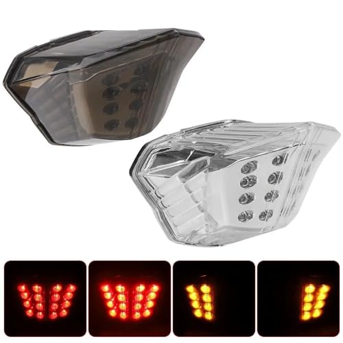 Feu de stop arrière 12V moto XJ6 feu freinage avec lentille transparente FZ6R 2009-2015