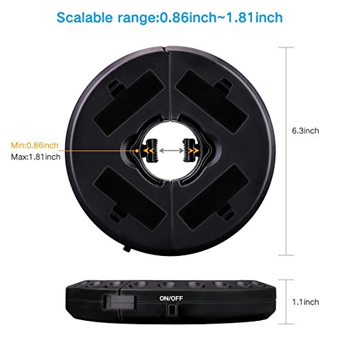 OYOCO Parasol Light Warm White Patio Umbrella Light 3 Brightness Modes Cordless 28 LED Lights at 200 lumens-4 x AA Battery Operated,Umbrella Pole Light for Patio Umbrellas,Camping Tents