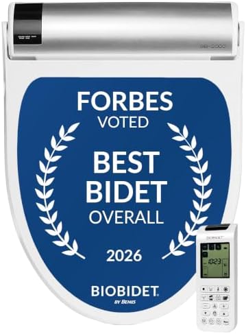Bio Bidet BB2000 Bliss Electric Bidet Toilet Seat, Warm Water with Air Dryer, Heated Seat with Sensor and Slow Close Lid, Night Light, Remote Control, Elongated, White thumbnail 7
