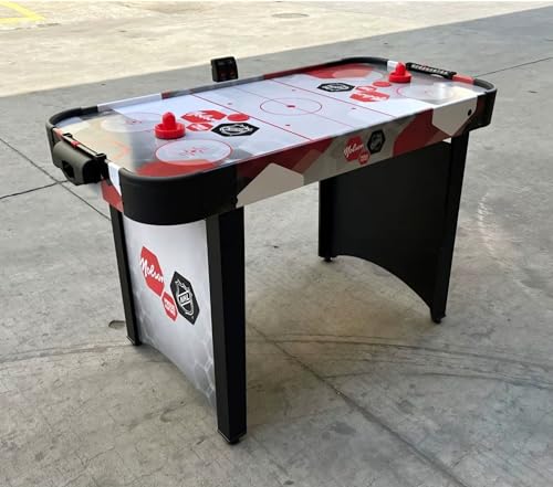 Image of RUP Air Hockey Table, 4ft Electric Powered, Digital Scoreboard, 2 Players Game Set with Pucks and Pushers