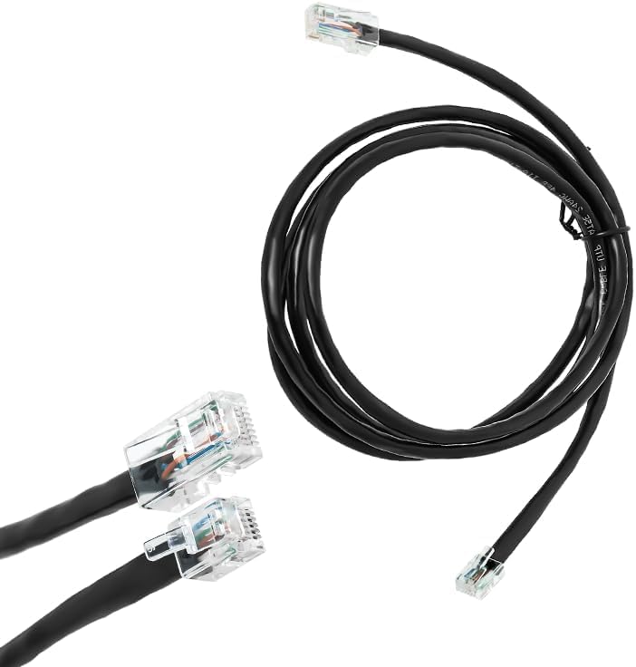 APG Printer Interface Cable CD-101A for Cash Drawer to Printer Connection with MultiPRO Interface, RJ12/ RJ45 Male,Compatible with EPSON Star Printers (Black-5ft)