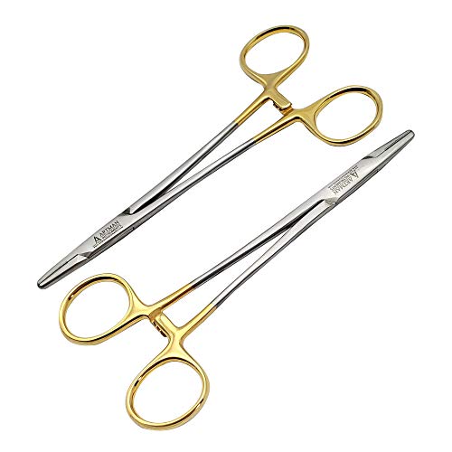 Needle Holder Set of 2, Needle Driver, Mayo Hegar 6.5 inches with Tungsten Carbide Inserts ARTMAN Brand