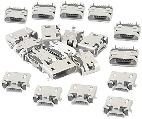 20 piezas conector USB Tipo B hembra micro 5 pines miniatura 5