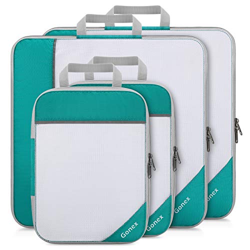 Compression Packing Cubes, Gonex Extensible Storage Mesh Bags Organizers