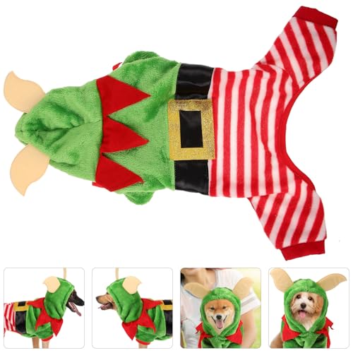 Disfraz de Elfo Navideño para Perro Pequeño miniatura 6
