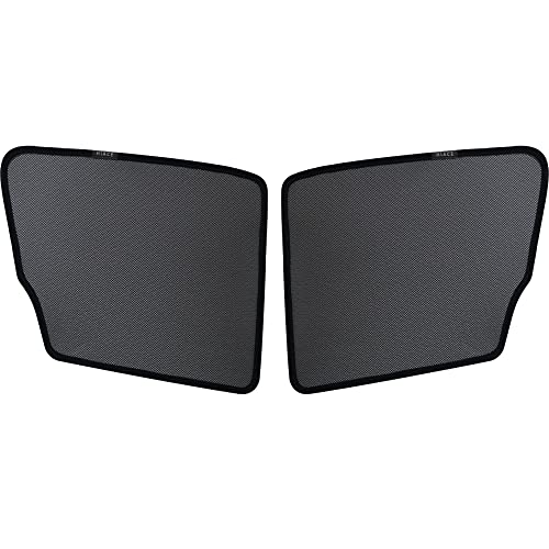 (BUNKIKI) 日本国内検品・発送 トヨタ 専用 ハイエース 200系 レジアスエース 200系 専用 遮光カーテン カーシェード UVカット 簡単着脱 遮光 断熱 日よけ サンシェード 車種専用 (トヨタハイエース200系、前席2枚セット)