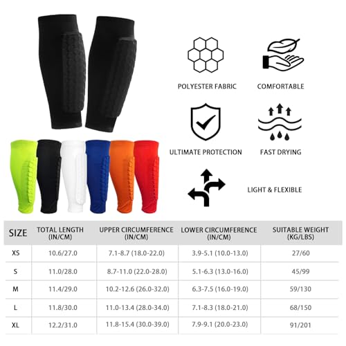 Espinilleras protectoras de fútbol Shindefender para evitar lesiones de espinilla en el campo 6