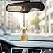 Golden Light Candles Car Air Freshener Hanging Diffuser 2 Pack – Pistachio & Salted Caramel Scent, 45+ Days Long Lasting Essential Oil Fresheners, Made in USA, Cute Car Diffuser for Women