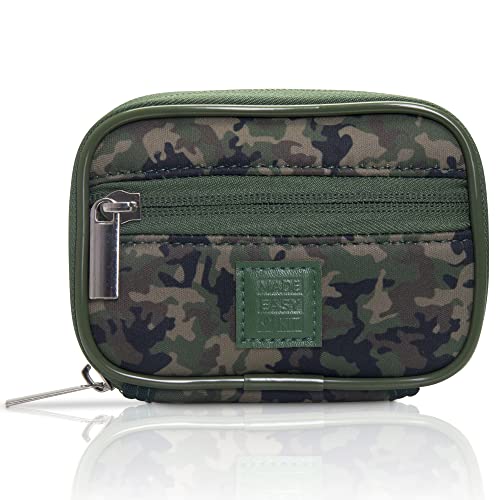 Image of Made Easy Kit Pill Case - Weekly Medicine Organizer with Removable Seven-Day Vitamin & Supplement Box (Camo Dark Green)