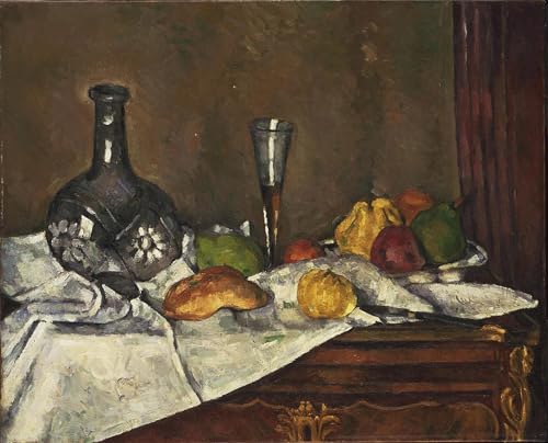 Tableau Cézanne Nature morte au dessert pour créer une ambiance vintage de salon