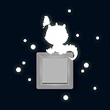 Lichtschaltertattoo Lichtschalteraufkleber Lichtschaltersticker Wandtattoo...