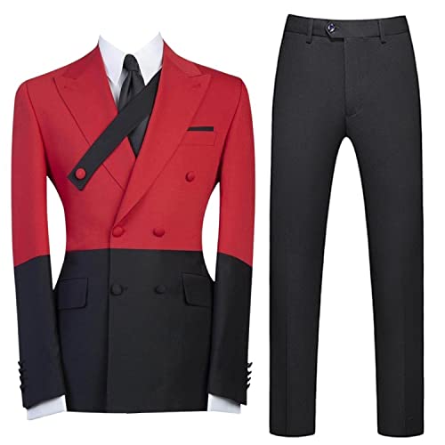 Smoking de dîner d'exception à revers pointu : le costume double boutonnage parfait