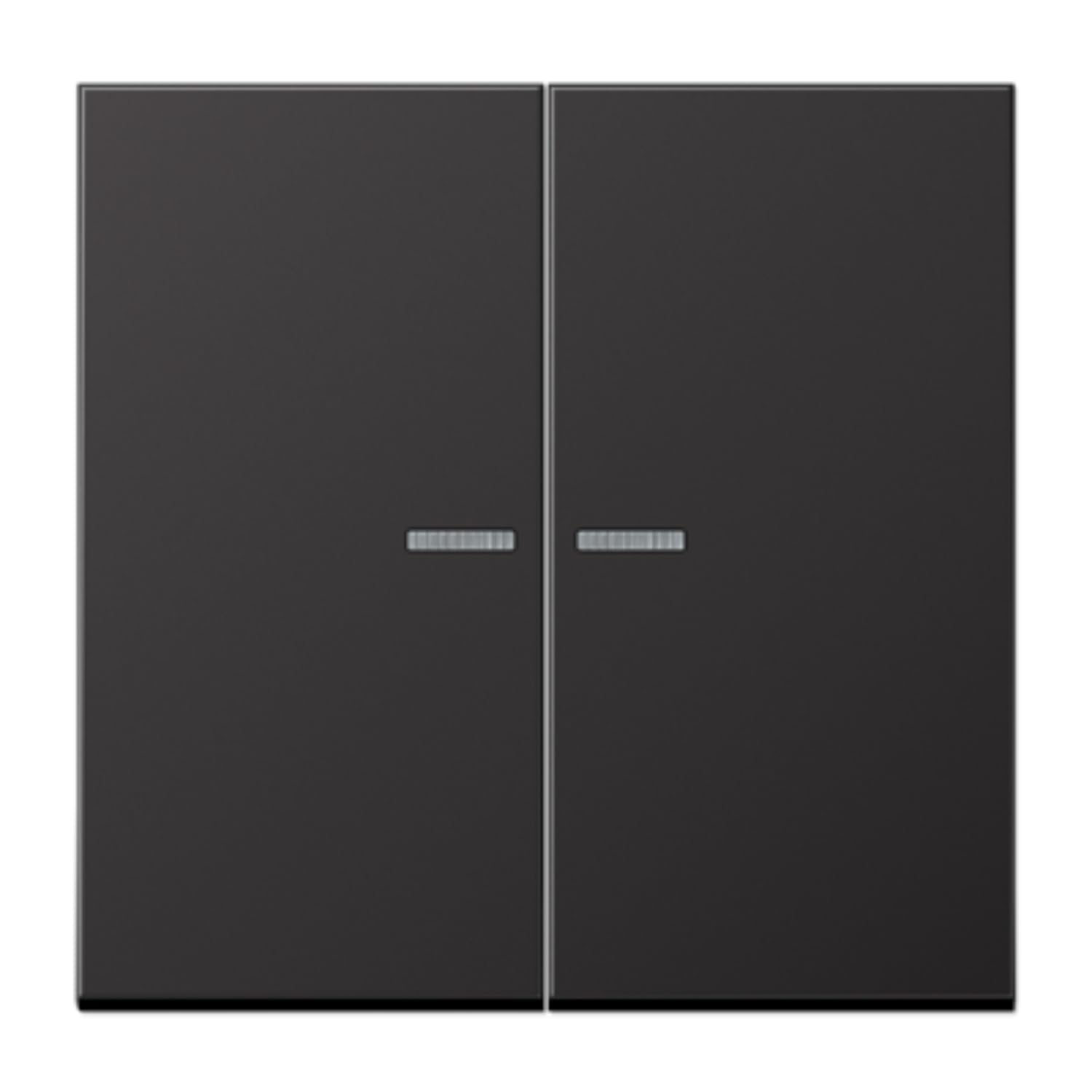 Touche KNX RF 2 phases LS dark JUNG AL10921STRFD pour interrupteur