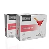 Bartesian 16-Pack Cosmopolitan Mixer Capsules for Cocktail Machine – Home Bar Mixology Cocktails Mix Pod Capsule Set To Use With the Bartesian Cocktail Drink Maker Machine